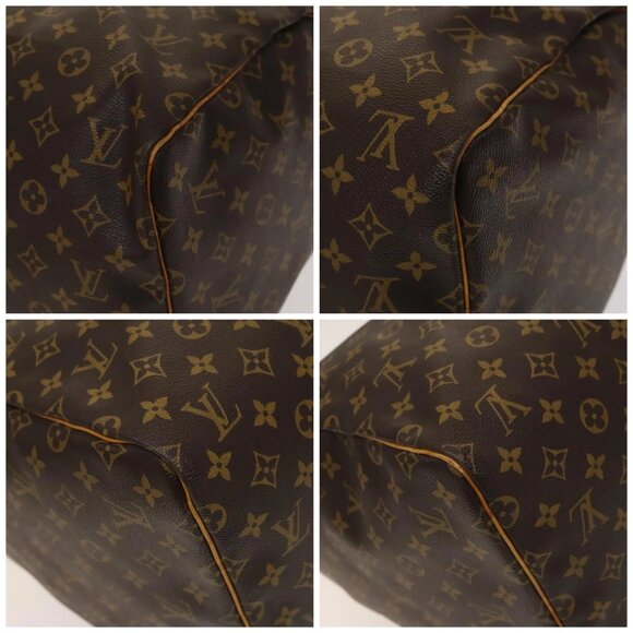 LOUIS VUITTON Monogram Keepall 55 Boston Bag M41424 LV Auth 137088 - Picture 14 of 16